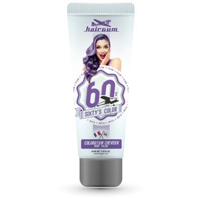 Hairgum Semi Permanent Color Sixty's Color Plum 60ml Hairgum Semi Permanent Color Sixty's Color Plum 60ml