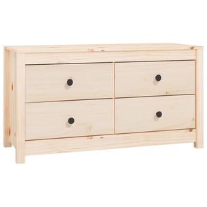 vidaXL Dressoir 100x40x54 cm massief grenenhout