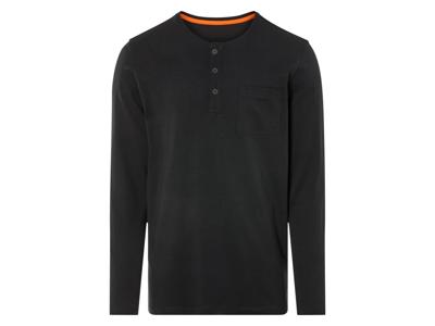 LIVERGY Heren shirt (Zwart, L)