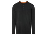 LIVERGY Heren shirt (Zwart, M)