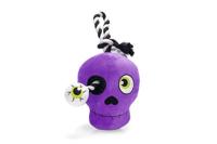Beeztees Beeztees Halloween Schedel Pluche/Katoen Paars