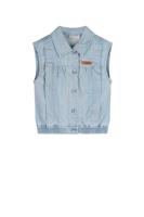 NoNo zomer gilet meisjes - denim blauw - Dock