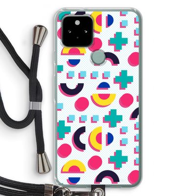 8-bit N°2: Pixel 5 Transparant Hoesje met koord