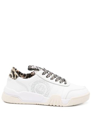 Just Cavalli baskets à motif Tiger - Blanc
