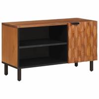 TV-kast met opslag Acacia Bruine Afwerking 80 x 31,5 x 46 cm