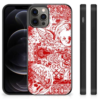 Mobiel Case iPhone 12 Pro Max Angel Skull Rood