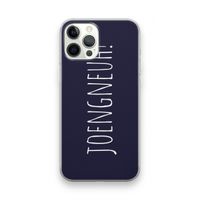Joengneuh!: iPhone 12 Pro Max Transparant Hoesje