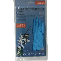 Clean-Comfort Huishoudhandschoen blauw maat M Clean-Comfort Huishoudhandschoen blauw maat M