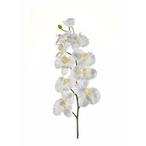 Kunstbloem - Orchidee - op tak - 100 cm - wit - sier - decoratie bloemen