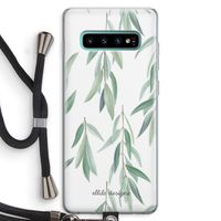Branch up your life: Samsung Galaxy S10 Plus Transparant Hoesje met koord