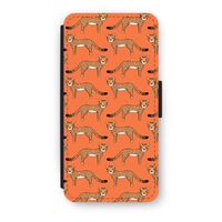 Cheetah: iPhone 7 Flip Hoesje