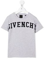 Givenchy Kids t-shirt en coton à logo imprimé - Gris