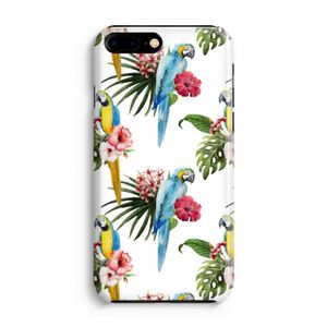 Kleurrijke papegaaien: Volledig Geprint iPhone 7 Plus Hoesje