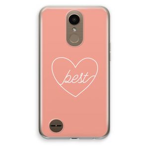 Best heart: LG K10 (2017) Transparant Hoesje