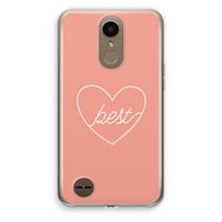 Best heart: LG K10 (2017) Transparant Hoesje