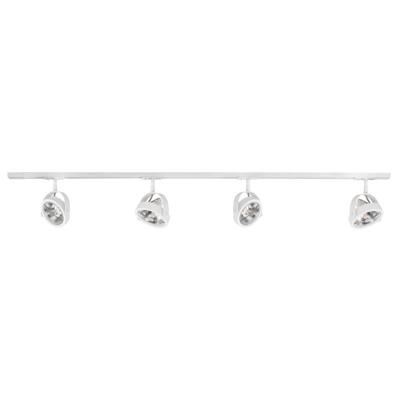 Highlight 1-fase railset 150cmMalta wit met 4 spots - S7004.00