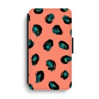 Pink Cheetah: iPhone XS Max Flip Hoesje