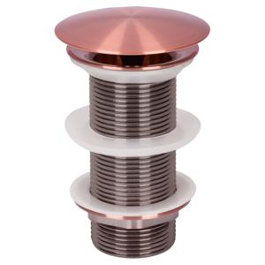 Differnz afvoerplug always open | L | rood koper | 72mm