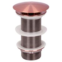 Differnz afvoerplug always open | L | rood koper | 72mm