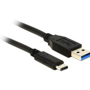 Delock 83869 SuperSpeed USB 10 Gbps (USB 3.2 Gen 2) Kabel Type-A naar USB Type-C 0,5 m