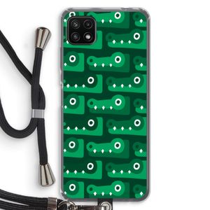 Crocs: Samsung Galaxy A22 5G Transparant Hoesje met koord