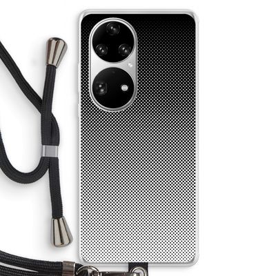 Musketon Halftone: Huawei P50 Pro Transparant Hoesje met koord