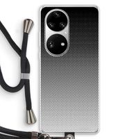 Musketon Halftone: Huawei P50 Pro Transparant Hoesje met koord