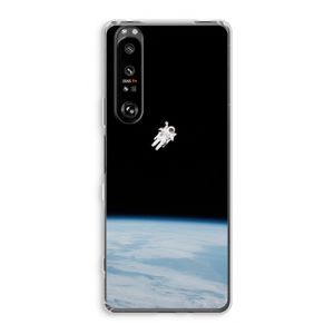Alone in Space: Sony Xperia 1 III Transparant Hoesje