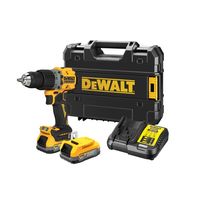 DeWalt DCD805E2T-QW - 18V XR G3 Compacte Schroef-/klopboormachine | 2x POWERSTACK in TSTAK - thumbnail