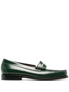 G.H. Bass & Co. mocassins à design bicolore - Vert