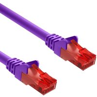 Cat 6 - U/UTP - Netwerkkabel - Patchkabel - Internetkabel - 10 Gbps - 1.5 meter - Paars - Allteq