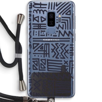 Marrakech print: Samsung Galaxy S9 Plus Transparant Hoesje met koord