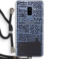 Marrakech print: Samsung Galaxy S9 Plus Transparant Hoesje met koord Marrakech print: Samsung Galaxy S9 Plus Transparant Hoesje met koord