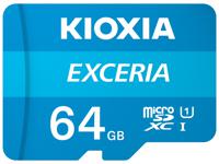 Kioxia EXCERIA microSDXC-kaart 64 GB UHS-I Schokbestendig, Waterdicht