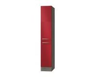 Apothekerskast Rood hoogglans met 4 laden 174 cm hoog RAI-915 - thumbnail