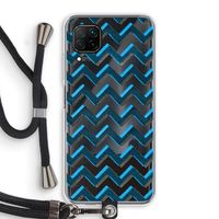 Onderbroken lijn: Huawei P40 Lite Transparant Hoesje met koord