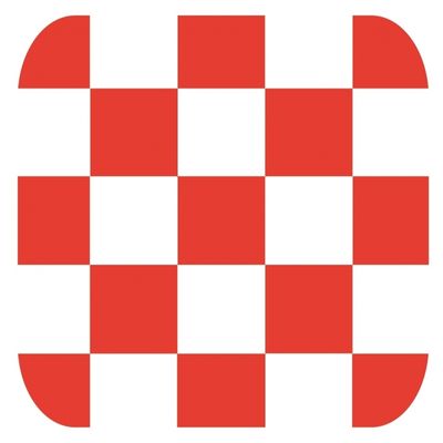 30x Bierviltjes Brabantse vlag vierkant