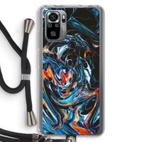 Black Unicorn: Xiaomi Redmi Note 10S Transparant Hoesje met koord
