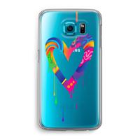 Melts My Heart: Samsung Galaxy S6 Transparant Hoesje