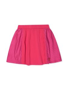 Emporio Armani Kids minijupe en coton à motif pied-de-poule - Rose