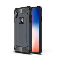 TPU + PC Armor combinatie terug Cover Case voor iPhone XS Max (marineblauw) TPU + PC Armor combinatie terug Cover Case voor iPhone XS Max (marineblauw)