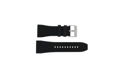 Horlogeband Fossil CH2576 / CH2577 Rubber Zwart 30mm