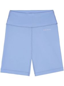 Sporty & Rich short cycliste à logo imprimé - Bleu