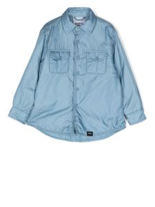 Aspesi Kids chemise à boutonnière - Bleu