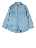 Aspesi Kids chemise à boutonnière - Bleu