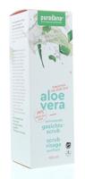 Purasana Aloe vera gezichtsscrub reinigend/gommage bio (100 ml) - thumbnail