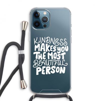 The prettiest: iPhone 12 Pro Max Transparant Hoesje met koord