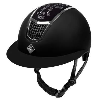 Fair Play Quantinum Fleur cap zwart maat:s