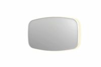 INK SP30 contour spiegel in stalen kader met dimbare indirecte LED-verlichting, spiegelverwarming, color changing en schakelaar 140 x 4 x 80 cm, mat