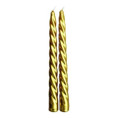 kaarsjes Magic Lights Decoratief Gouden Ø 2 x 24 cm